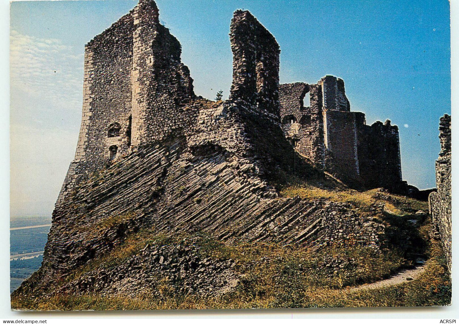 Ancien Bourg Feodal Ruines Du Chateau SS 1365 - Rochemaure