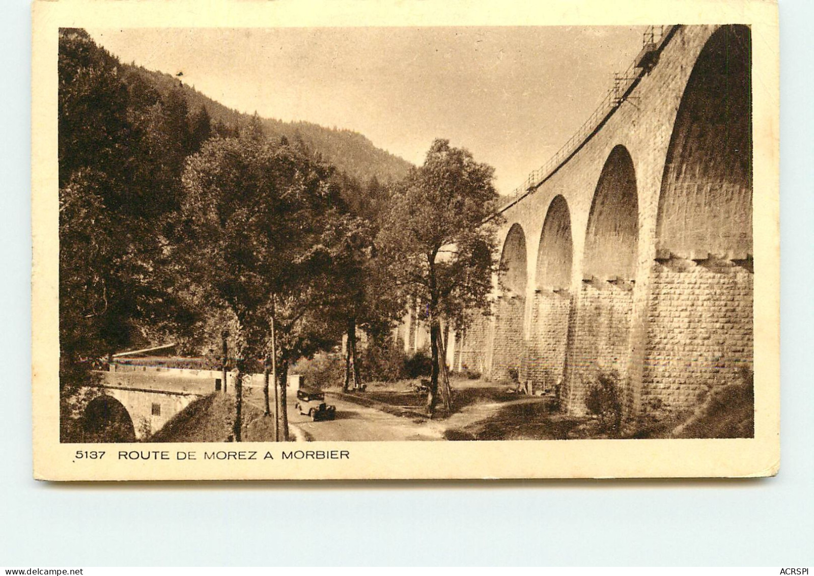 ROUTE DE MOREZ A MORBIER  SS 1393 - Morez