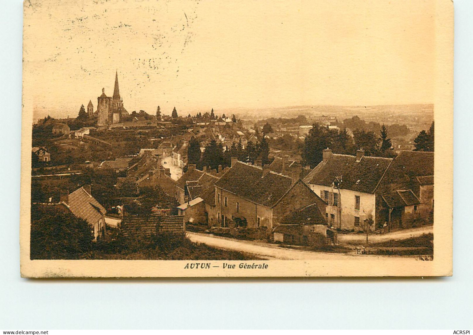 AUTUN  Vue Générale  SS 1392 - Autun