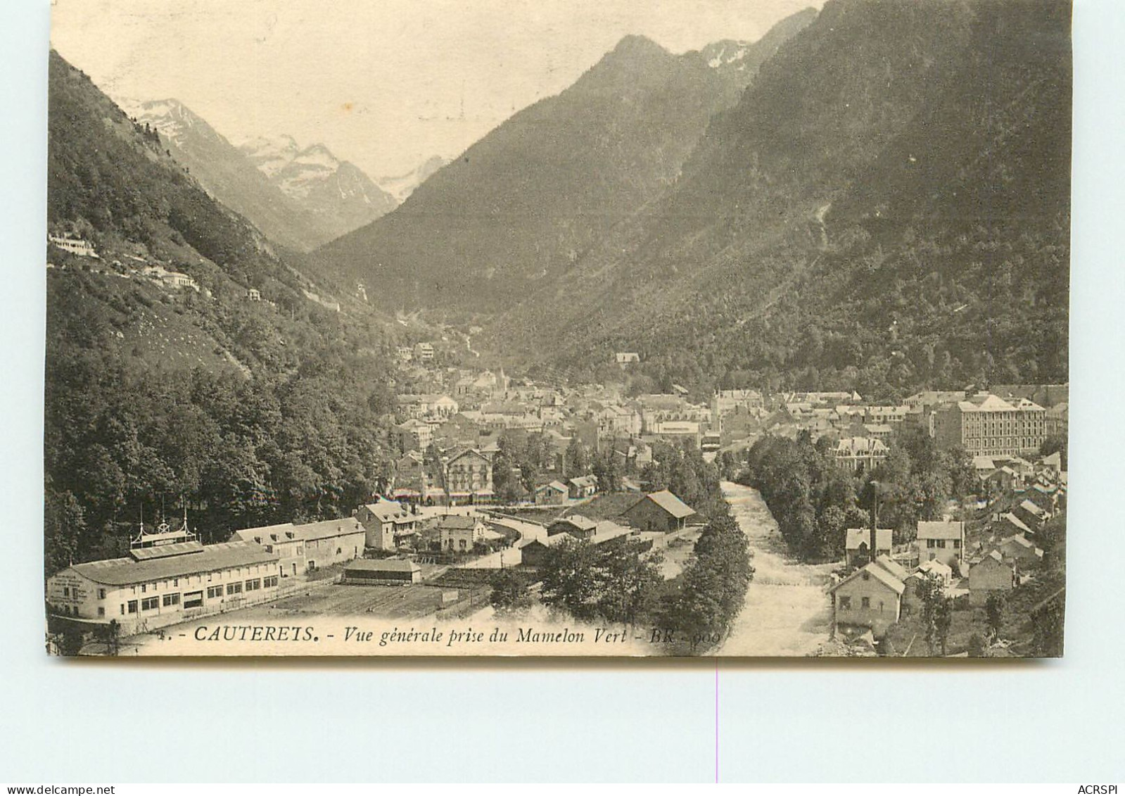 Vue Générale Prise Du Mamalon SS 1384 - Cauterets