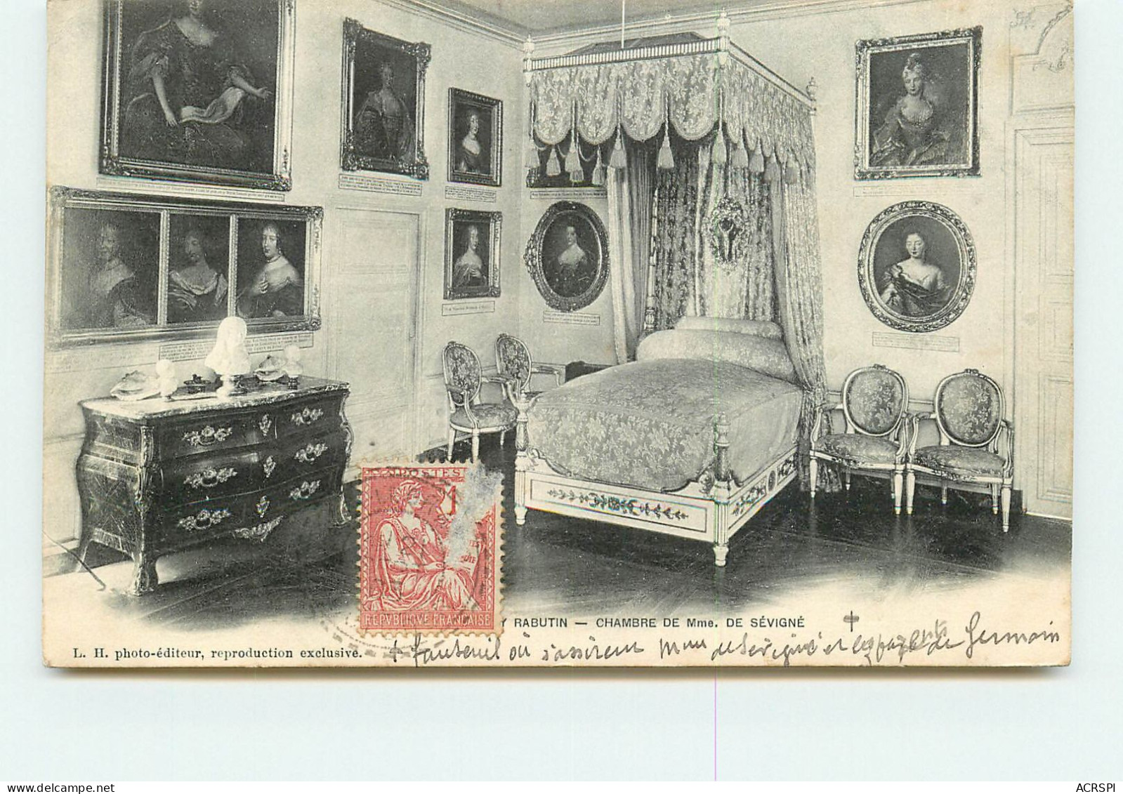 Bussy-le-Grand  Chateau De Bussy Rabutin Chambre De Mme De Sévigné SS 1383 - Andere & Zonder Classificatie