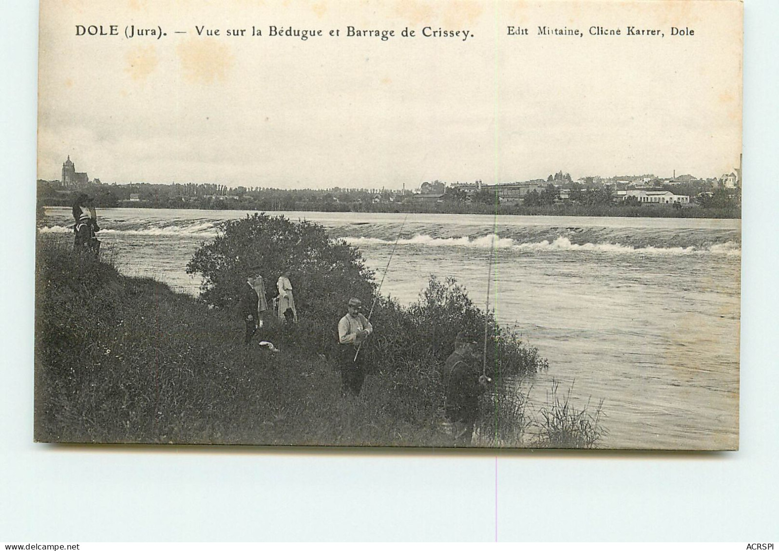 DOLE Vue De La Bédugue Et Barrage De Crissey  SS 1382 - Dole