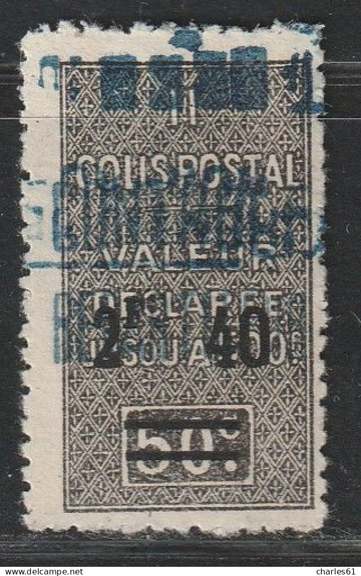 ALGERIE - COLIS POSTAUX - N°46A Obl (1937-38) 2f40 Sur 50c Noir - - Postpaketten