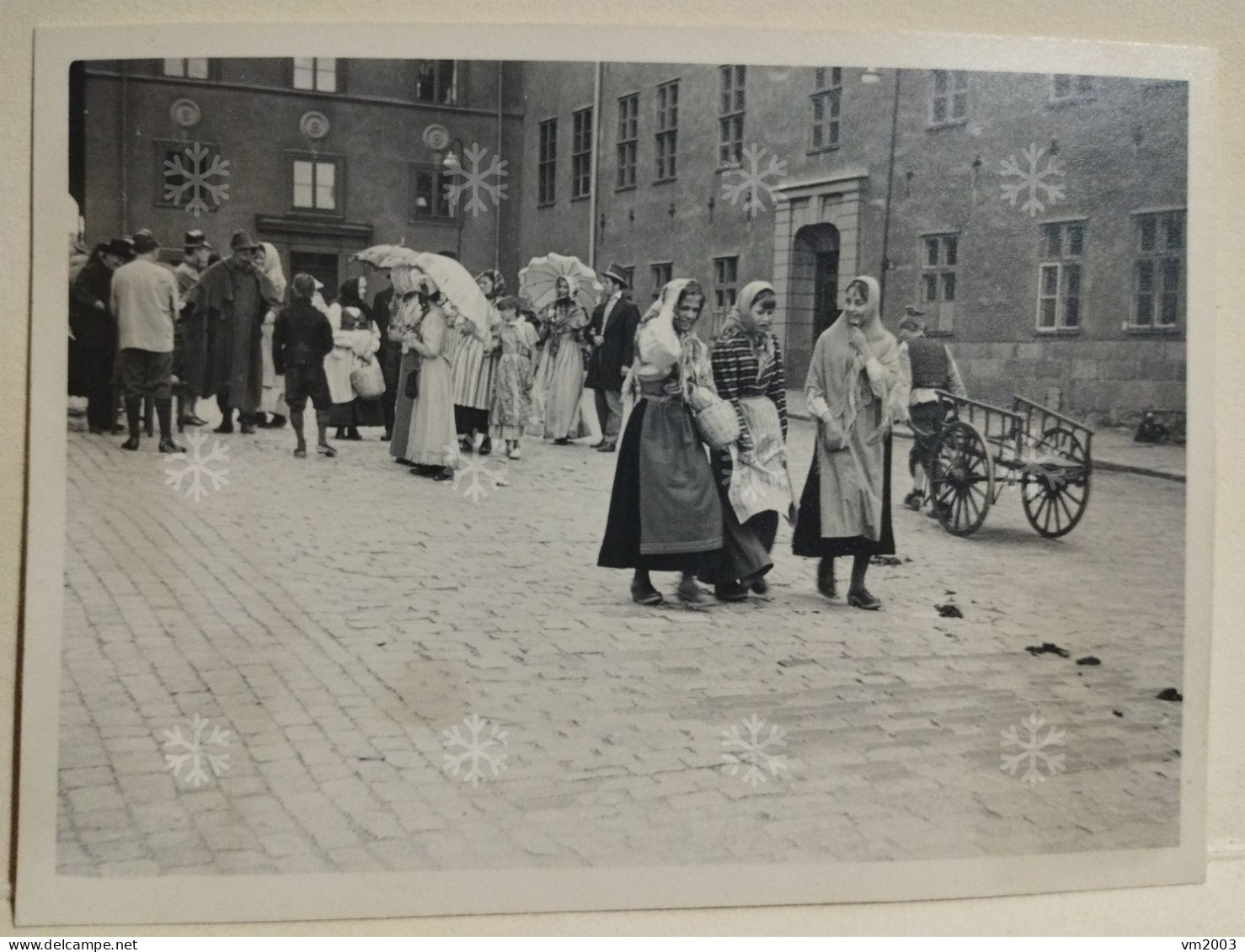 Sweden Photo STOCKHOLM 1963. 100x73 Mm. People In Ethnic Dress - Europe