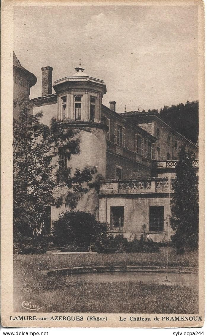 CPA 69 - LAMURE SUR AZERGUES - LE CHATEAU DE PRAMENOUX - Lamure Sur Azergues