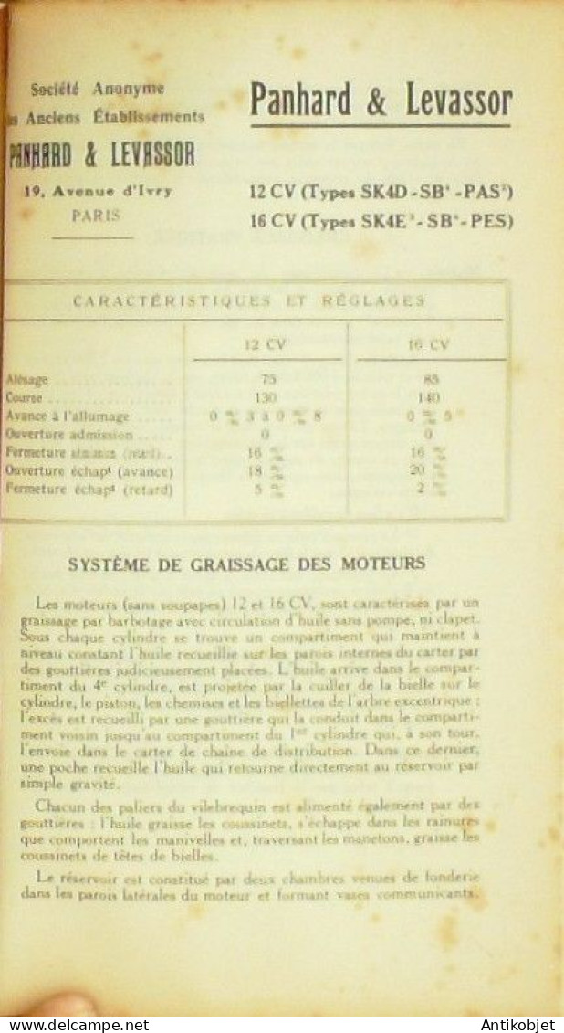 Kervoline Guide du Garagiste 29 marques de constructeurs 1928