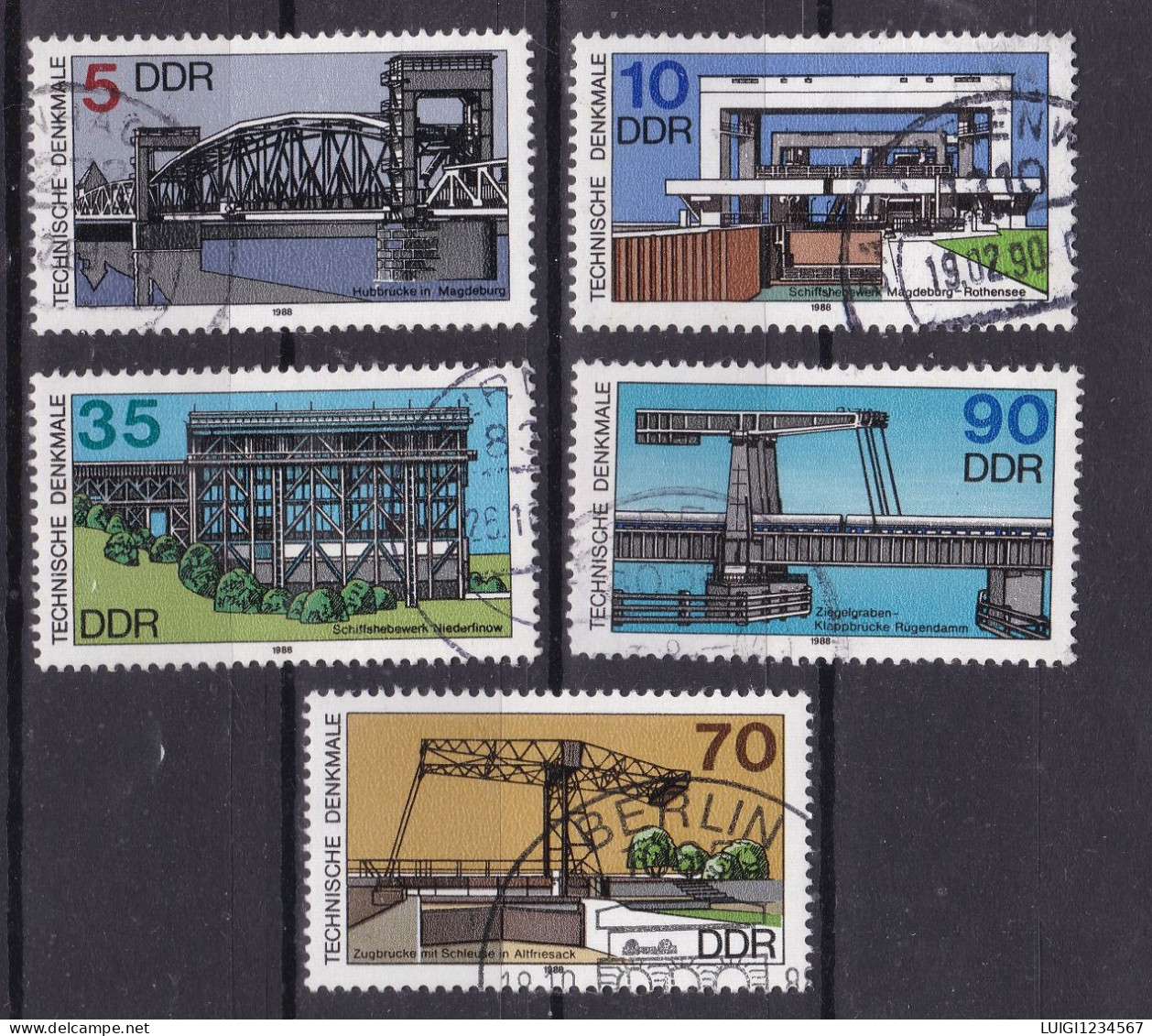 MICHEL NR  3203/3207 - Bridges