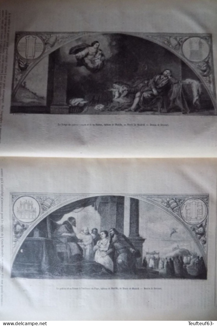 Gravure De Presse ; Art Murillo - " Le Songe Du Patrice Romain Et De Sa Femme " - Verzamelingen