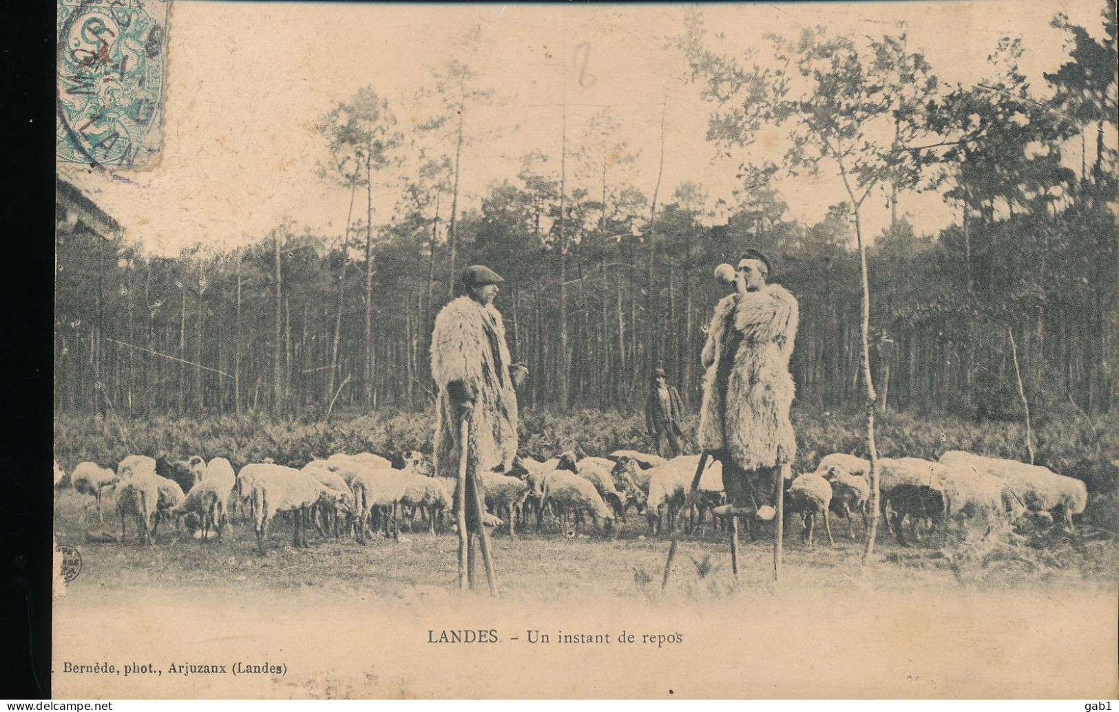 40 --- Landes -- Un Instant De Repos - Autres & Non Classés