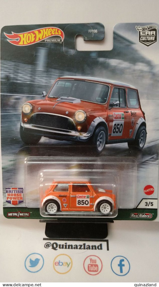 Hot Wheels British Horse Power Morris Mini (NG146) - HotWheels