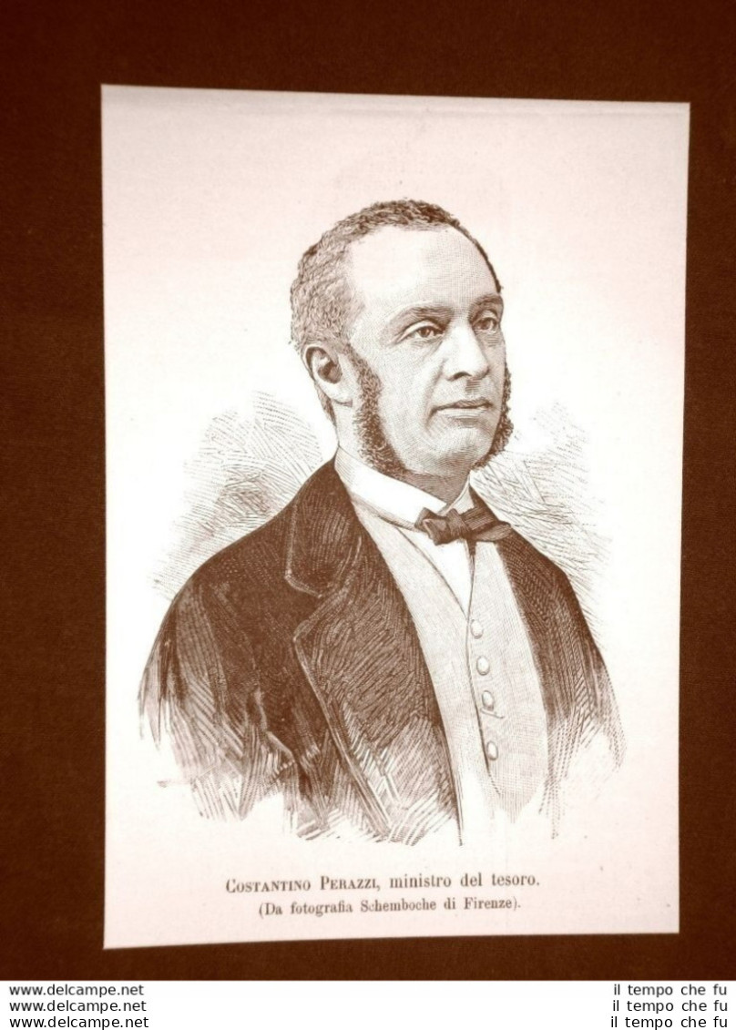 Costantino Perazzi Nel 1889 Novara, 24 Settembre 1832 – Roma, 28 Ottobre 1896 - Voor 1900