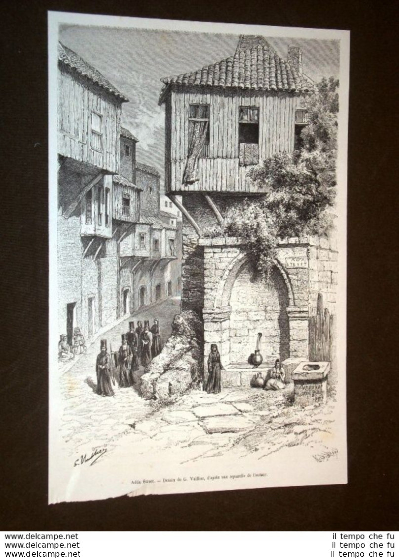 Adda Street Nel 1889 + Torre Della Porta Di Meidan Kapou Nel 1889 - Vor 1900