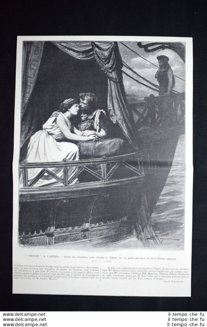 "Arianna" All'Opera + Processo Per Sciopero Generale Russia 1905 Stampa Del 1906 - Other & Unclassified
