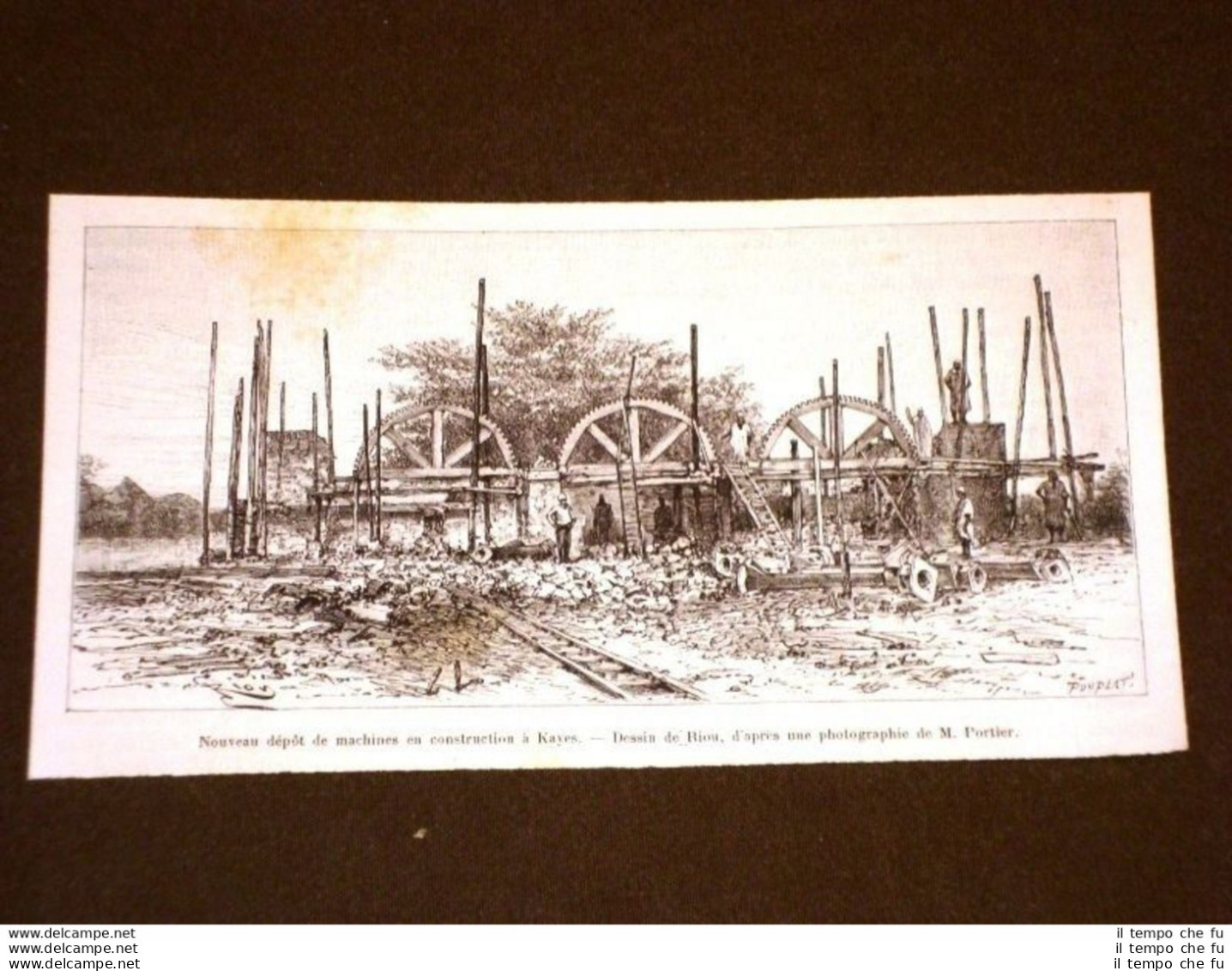 Mali En 1889 Nouveau Dépot De Machines En Construction à Kayes - Vor 1900