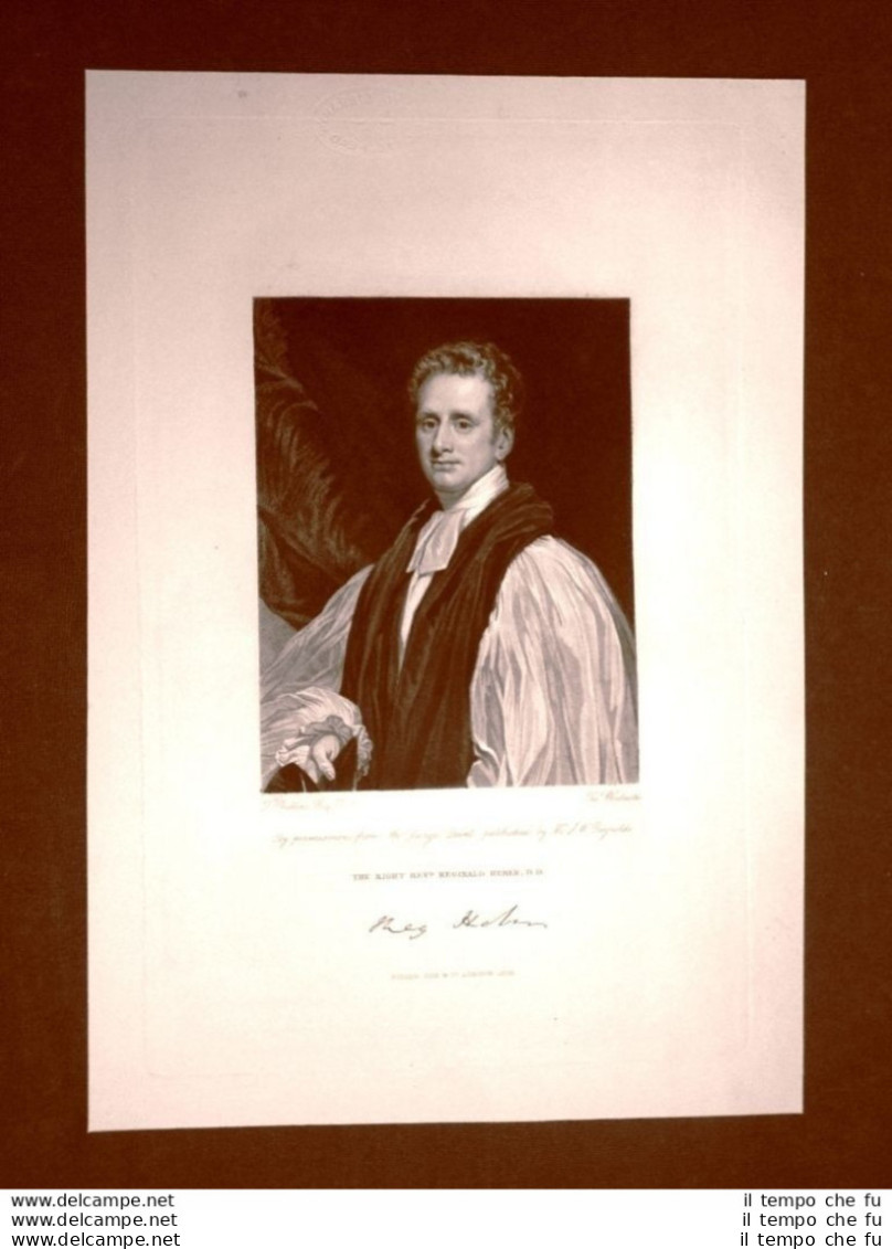 Reginald Heber Lord Bishop Of Calcutta 21 Aprile 1783 – 3 Aprile 1826 - Avant 1900