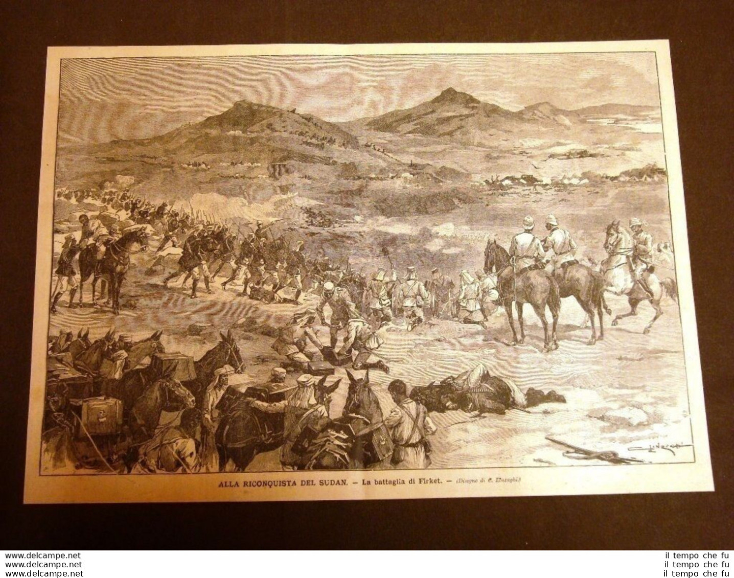 Guerra In Africa Nel 1896 La Conquista Del Sudan La Battaglia Di Firket - Vor 1900