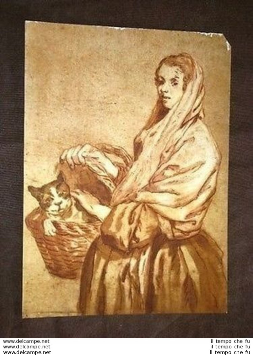 Donna Con Cesta Di Pietro Longhi Di Venezia - Andere & Zonder Classificatie