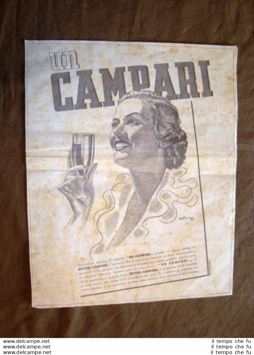 Pubblicità Dei Primi Anni Del '900 Campari Tema #5 - Sonstige & Ohne Zuordnung