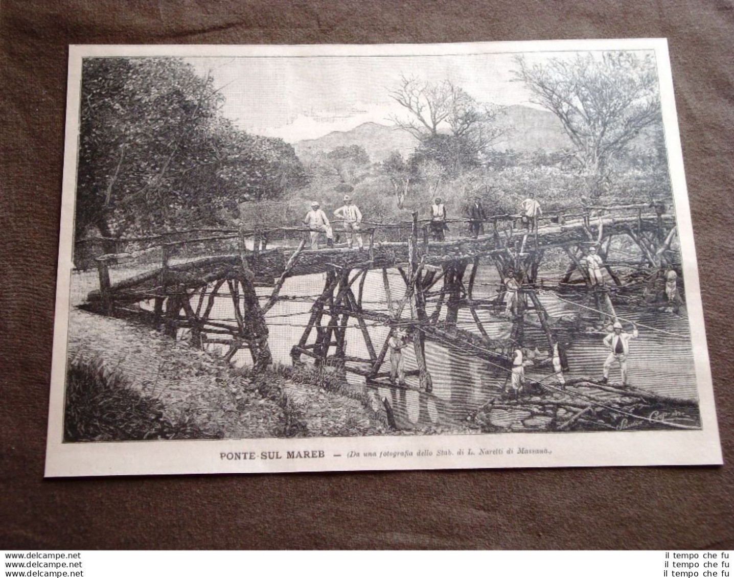 Guerra In Africa Nel 1896 Ponte Sul Mareb Eritrea/Etiopia/Sudan - Vor 1900