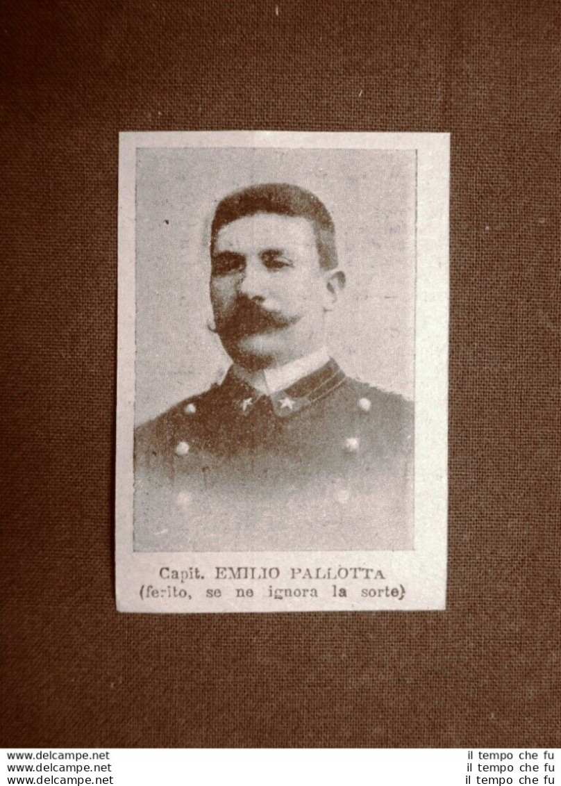 Il Colonialismo Italiano In Africa Nel 1896 Ufficiale Capitano Emilio Pallotta - Avant 1900