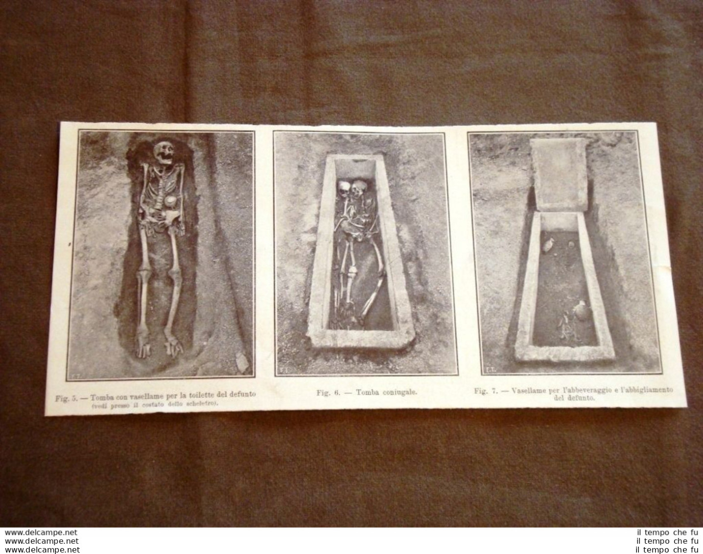 Scavi Nell'Arsenale Di Taranto Nel 1910 Ritrovamenti Archeologici Tombe - Sonstige & Ohne Zuordnung
