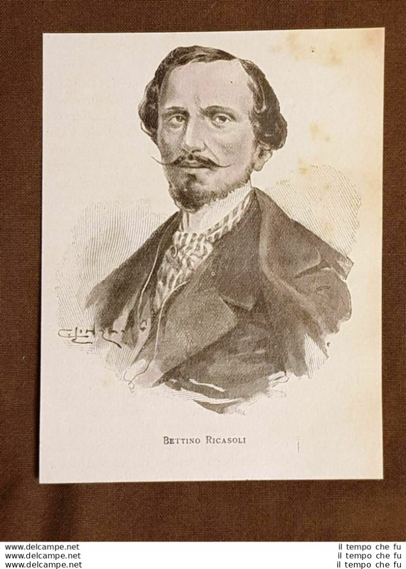 Bettino Ricasoli Barone Di Ferro Firenze, 1809 – Castello Di Brolio, 1880 - Altri & Non Classificati