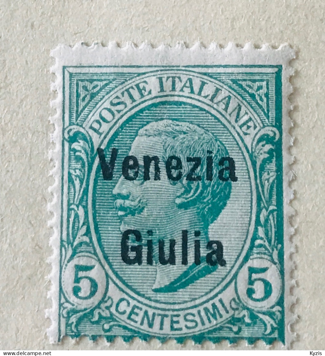 ITALIE - VENEZIA GIULIA OCCUPATIONS 1918-19 - 5 CENTS N.21 GI MNH** - Venezia Giulia