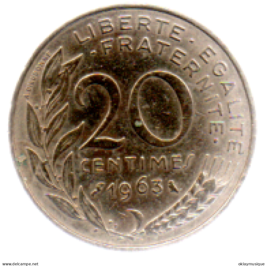 20 Centimes 1963 Serie Marianne - 20 Centimes