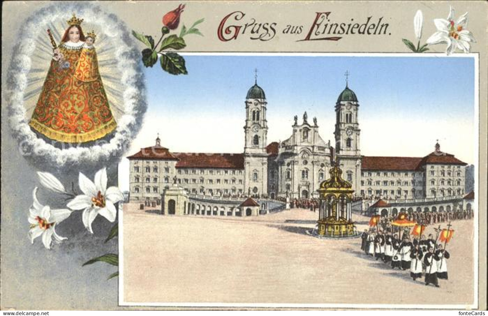 11520168 Einsiedeln SZ Kloster Prozession Einsiedeln - Andere & Zonder Classificatie