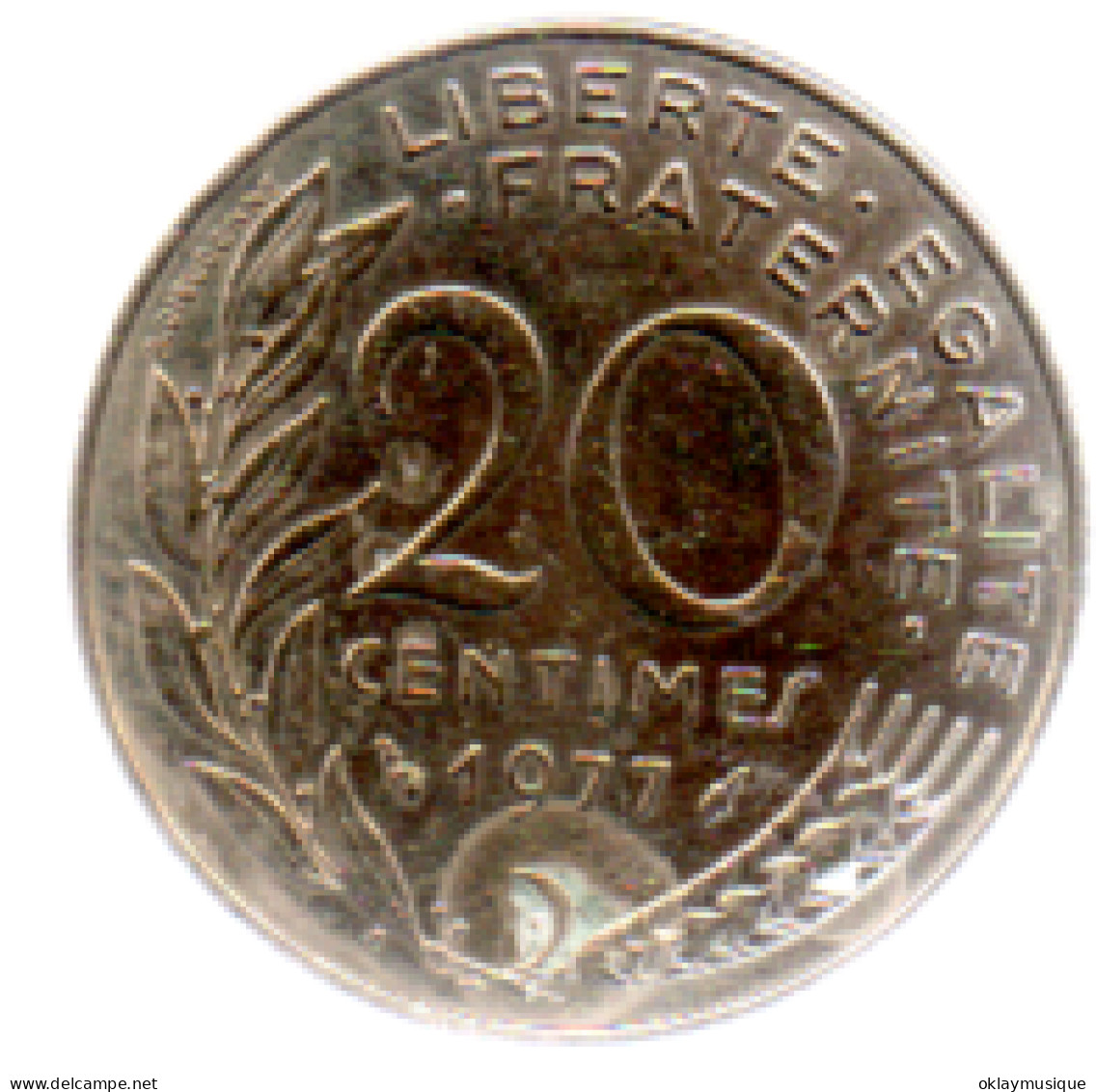 20 Centimes 1977 Serie Marianne - 20 Centimes