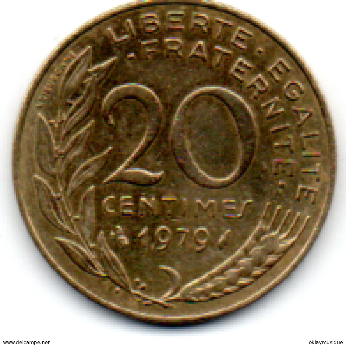 20 Centimes 1979 Serie Marianne - 20 Centimes