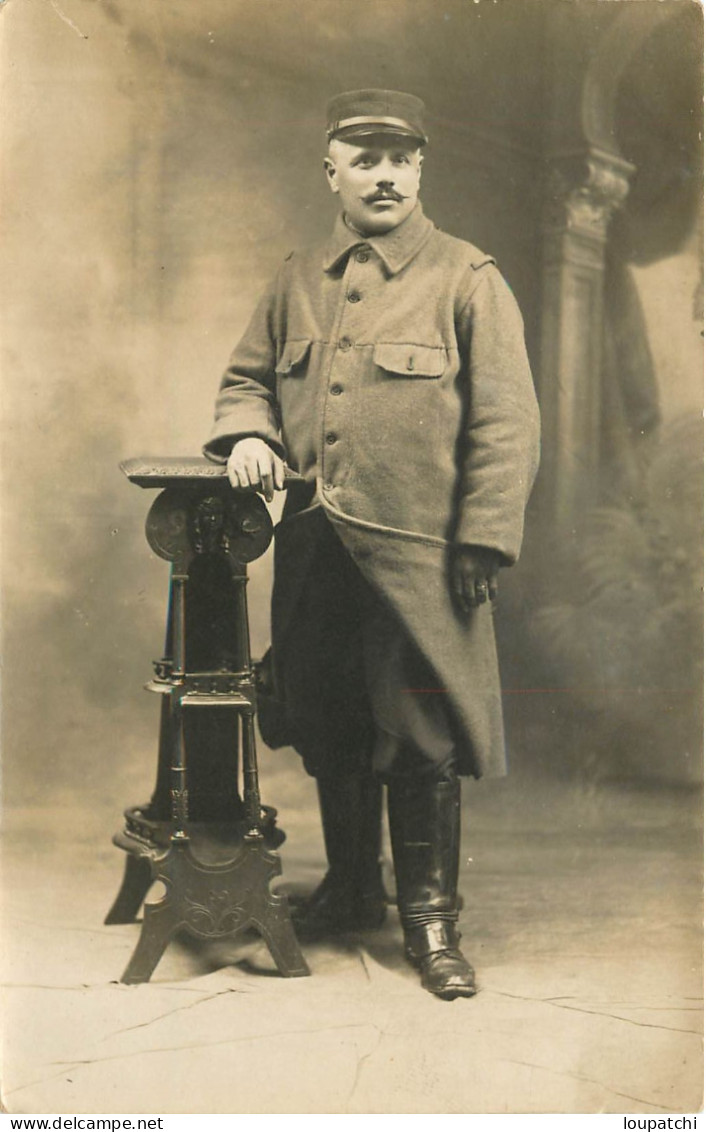 PARIS CARTE PHOTO MILITAIRE CONDUCTEUR SERVICE DES AUTOMBILES RUE LACORDAIRE PARIS - Personnages