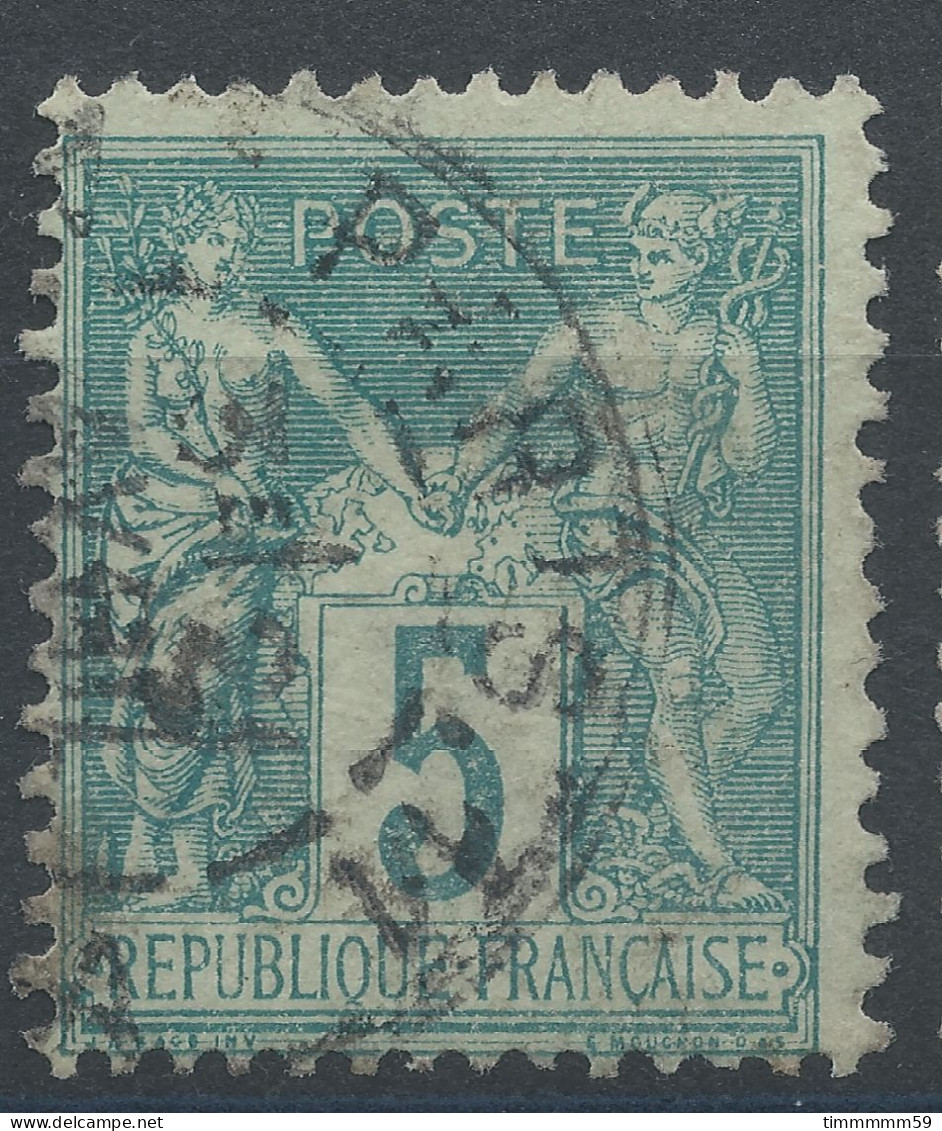 Lot N°83348   N°75, Oblitéré Cachet à Date De PARIS_11 "AV.DE L'OPERA" - 1876-1898 Sage (Type II)