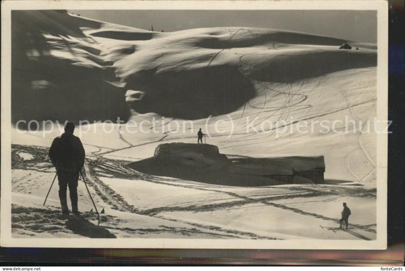 11500913 Unterwasser Toggenburg Skifahrer Unterwasser - Autres & Non Classés