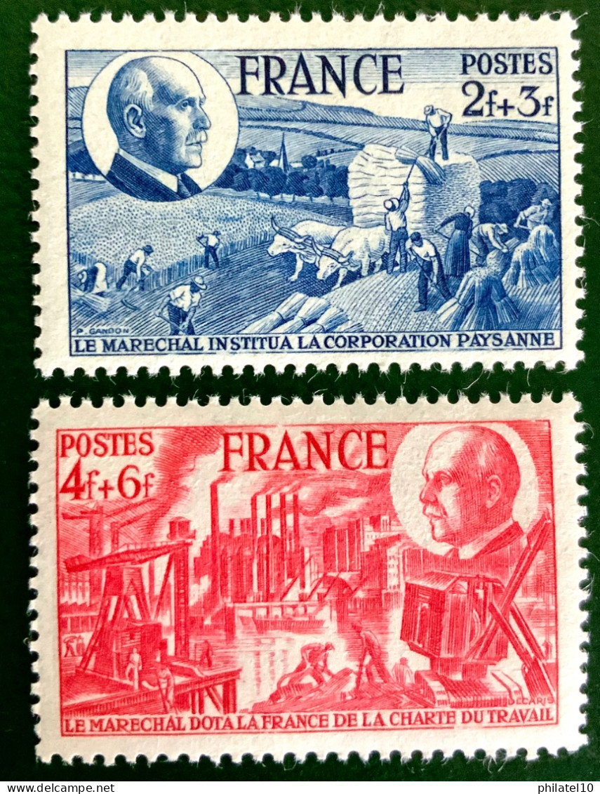1944 FRANCE N 907 / 608 88e -  ANNIVERSAIRE DU MARÉCHAL PETAIN - NEUF** - Unused Stamps
