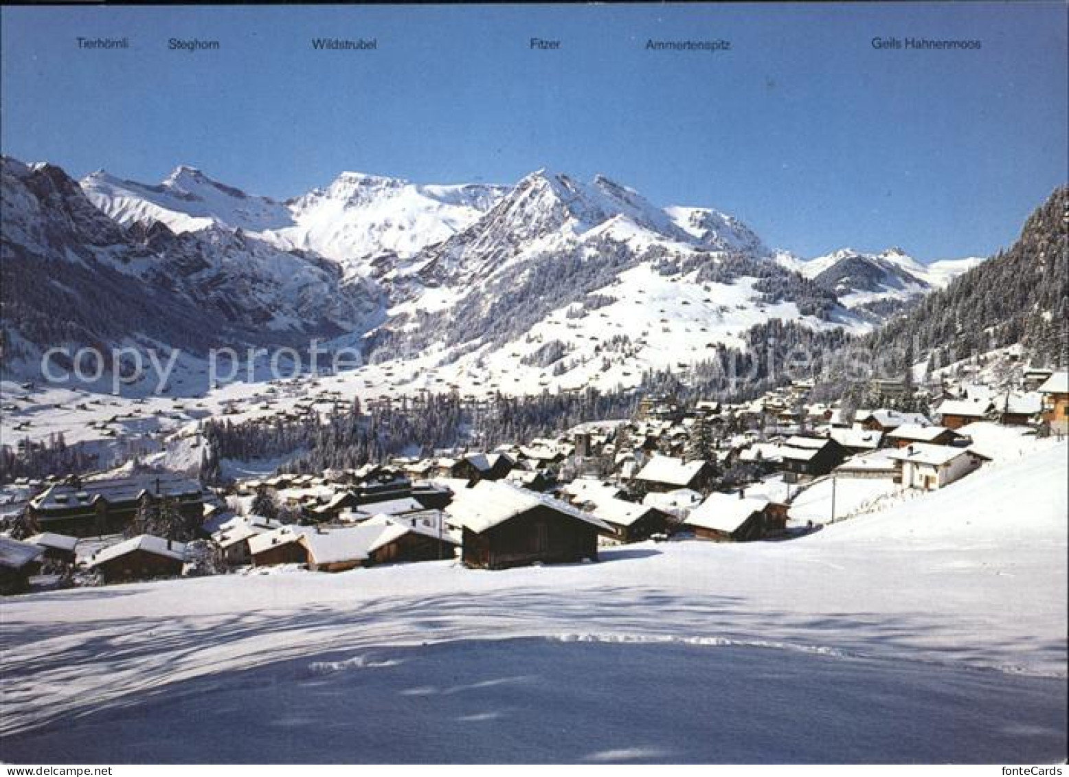 11500712 Adelboden Im Winter Adelboden BE - Andere & Zonder Classificatie