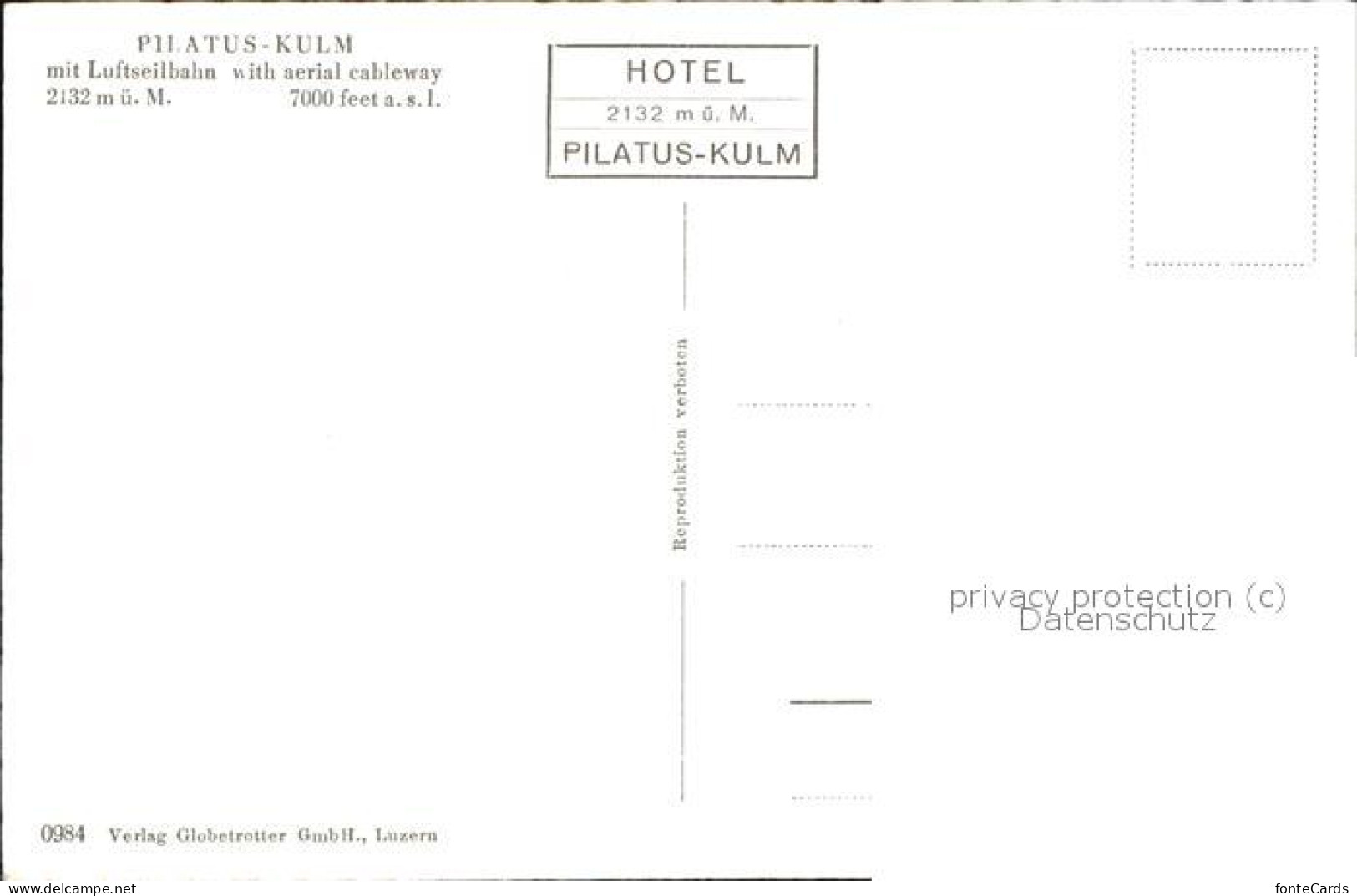 11500576 Pilatus Kulm Mit Luftseilbahn Pilatus  - Other & Unclassified