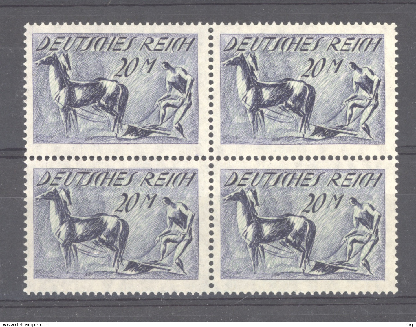 Allemagne  -  Reich  :  Mi  176  **   Bloc De 4 - Unused Stamps