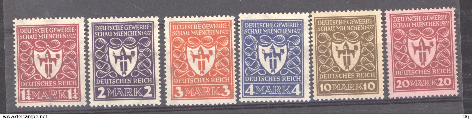 Allemagne  -  Reich  :  Mi  199-04  * - Unused Stamps