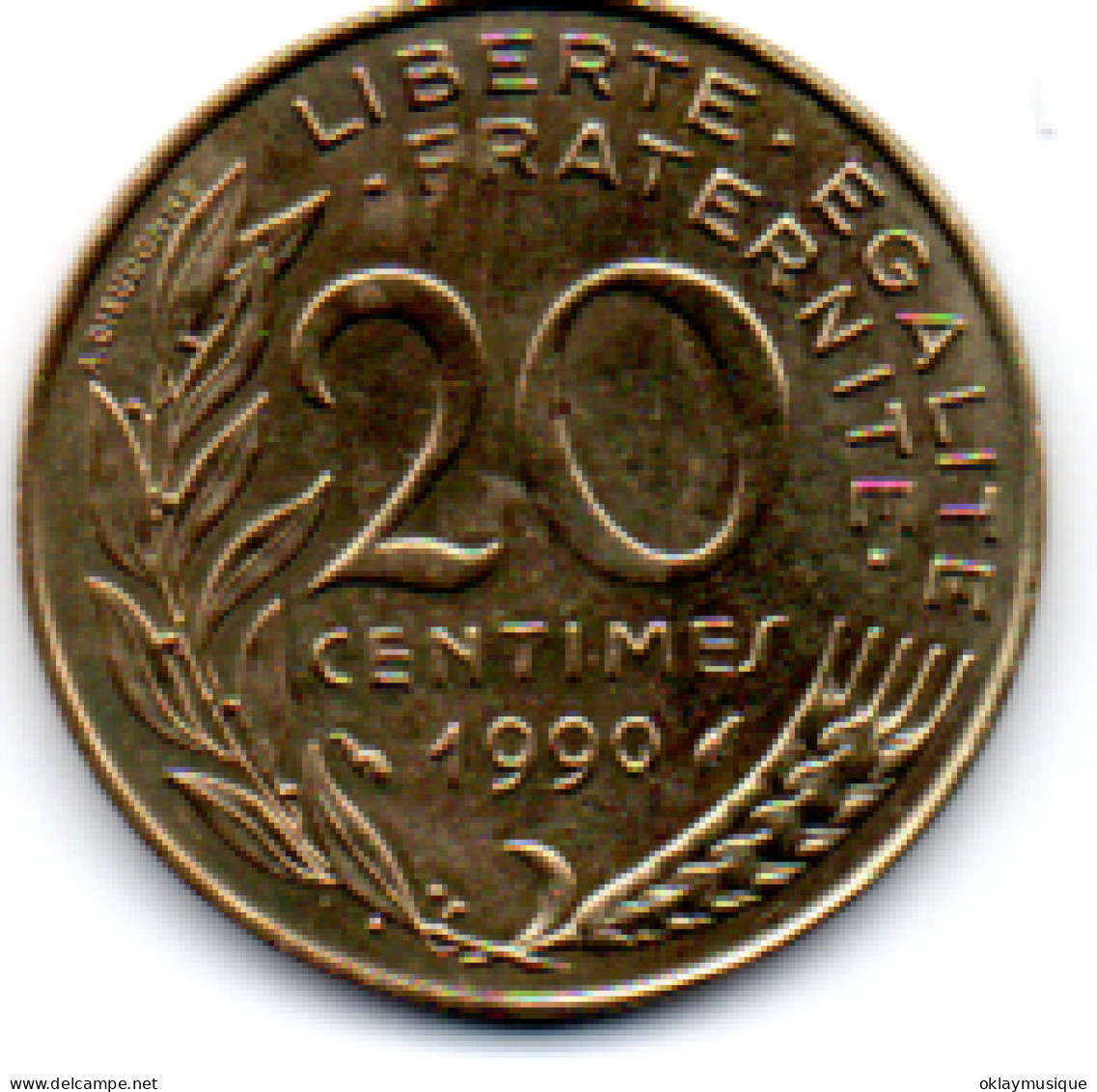 20 Centimes 1990 Serie Marianne - 20 Centimes