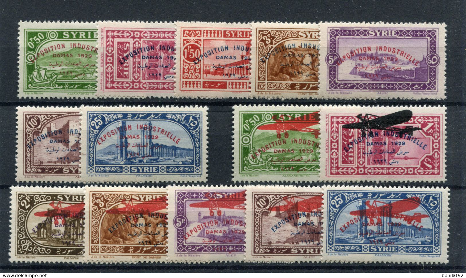 !!! SYRIE, SERIES N°192/198 + PA N°43/49 NEUVES * - Ungebraucht