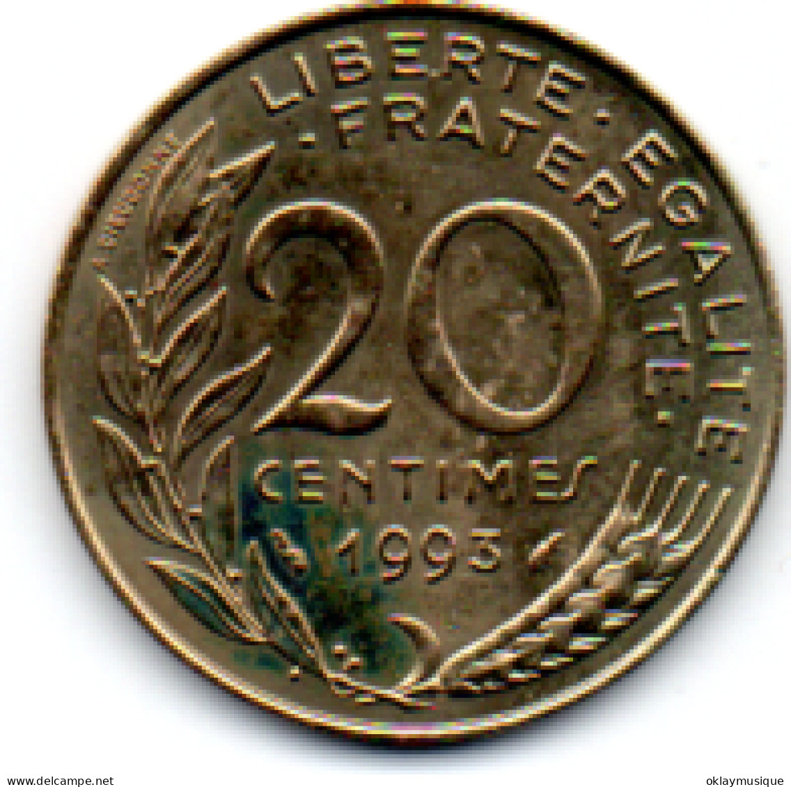 20 Centimes 1993 Serie Marianne - 20 Centimes