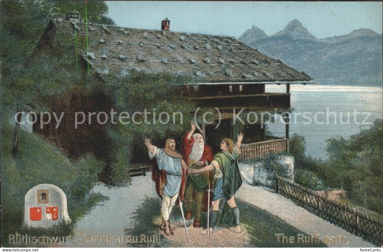 11498937 Ruetli Vierwaldstaettersee Ruetlischwur Ruetli - Andere & Zonder Classificatie