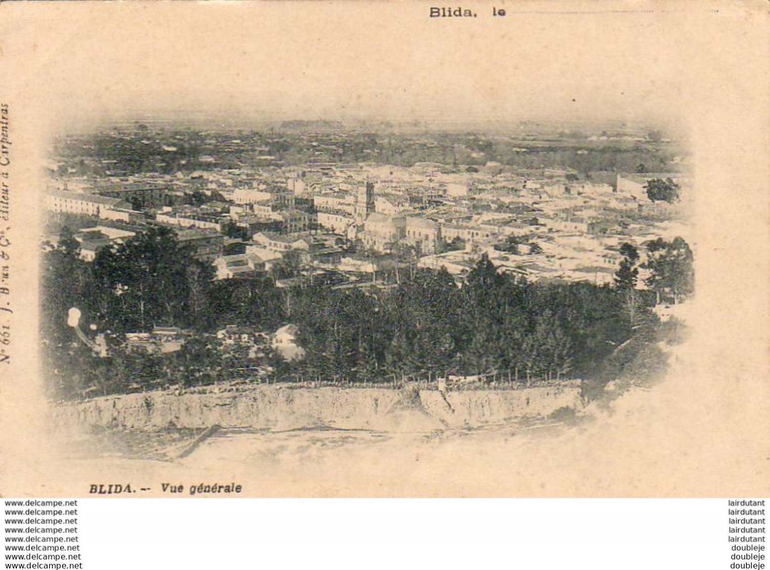 ALGERIE  BLIDA  Vue Générale ..... ( Ref FA494 ) - Blida