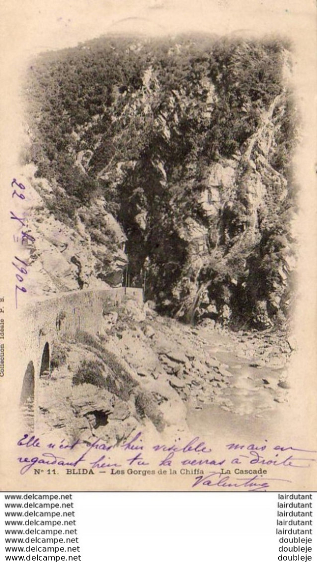 ALGERIE  BLIDA  Les Gorges De La Chiffa- La Cascade  ..... ( Ref FA566 ) - Blida