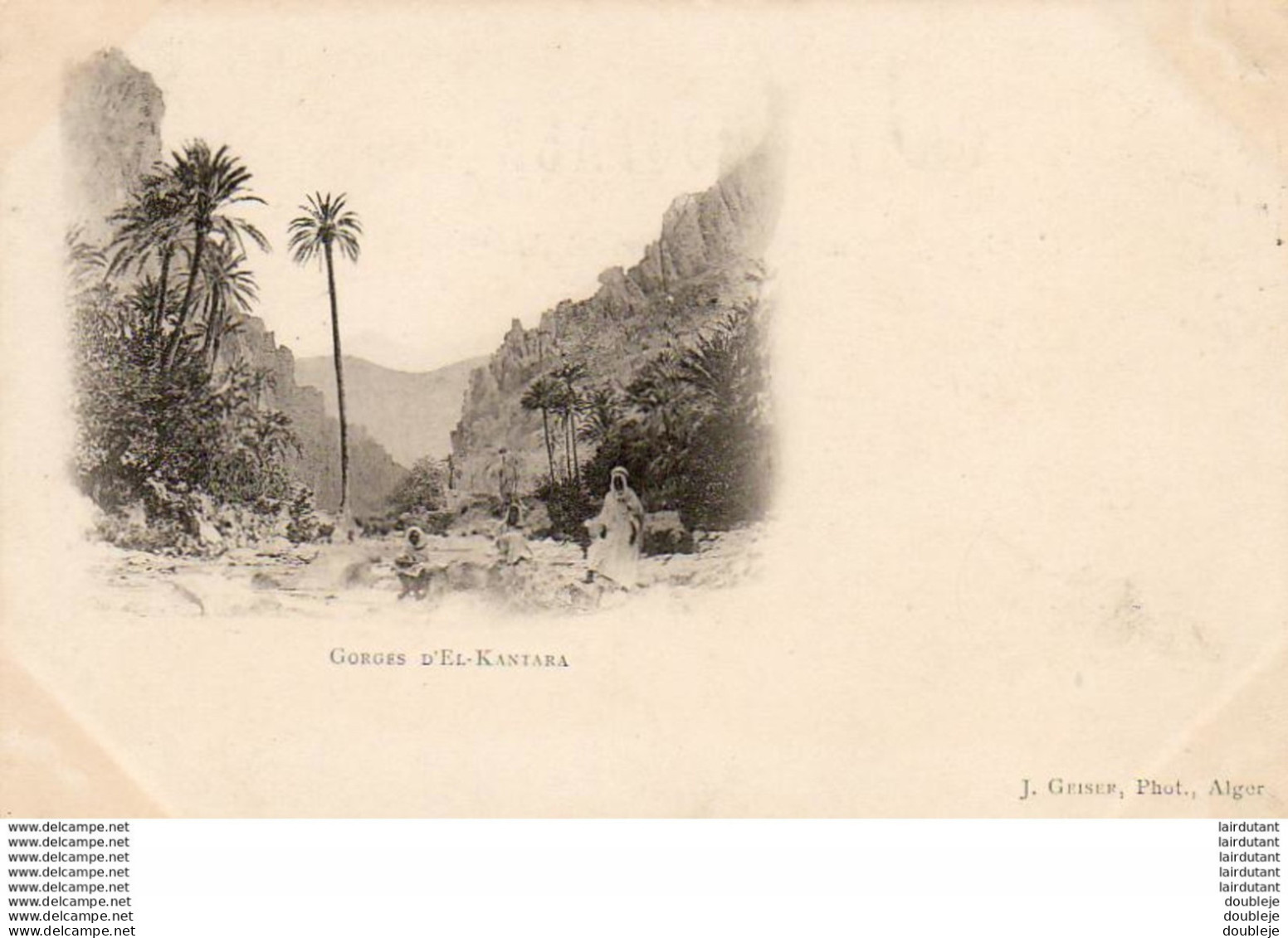 ALGERIE  EL-KANTARA  Les Gorges  ...... ( Ref FA966 ) - Other & Unclassified