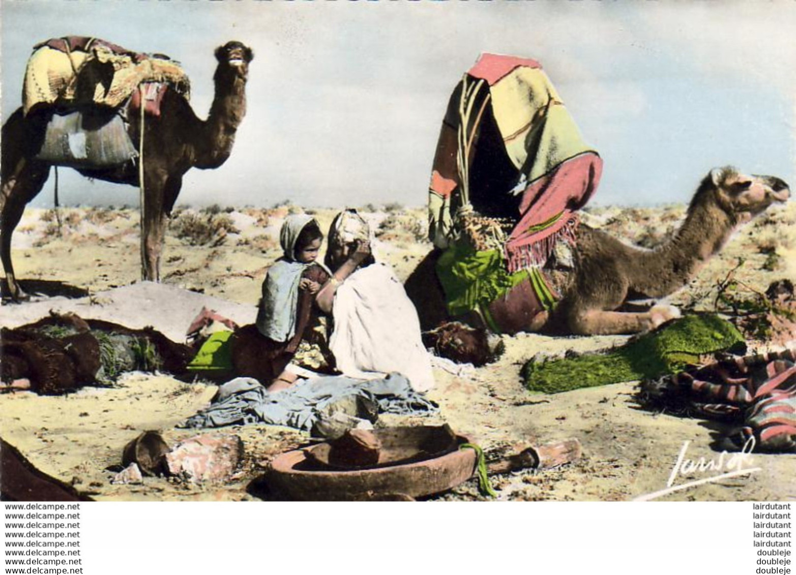 ALGERIE  SCENES ET TYPES  Campement De Nomades  ..... ( Ref FA1388 ) - Scènes & Types