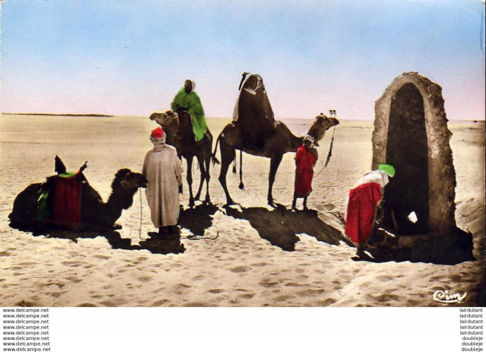 ALGERIE  SCENES ET TYPES  Un Puits Dans Les Sables  ..... ( Ref FA1427 ) - Escenas & Tipos