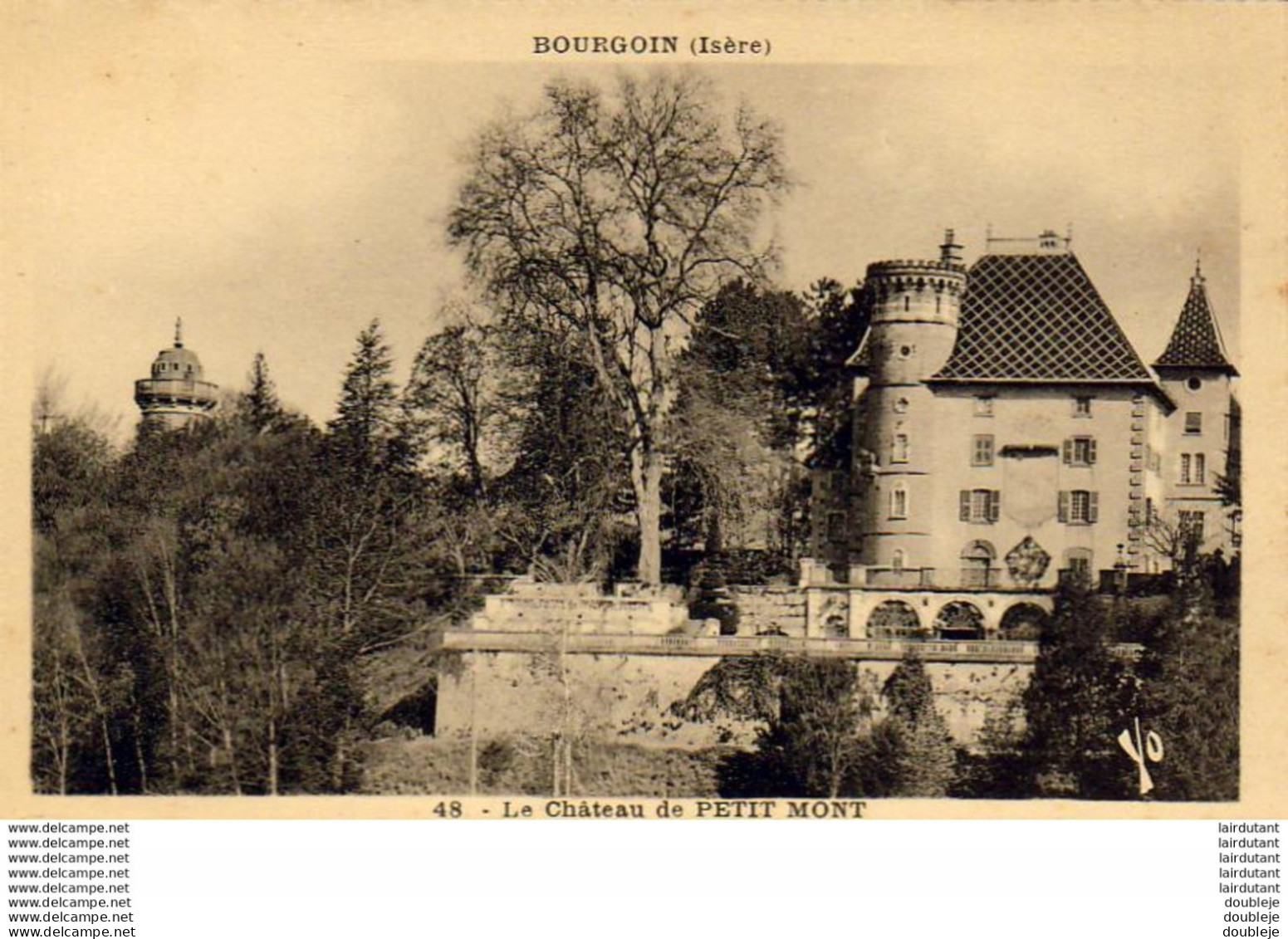 D38  BOURGOIN  Le Château De Petit Mont - Bourgoin
