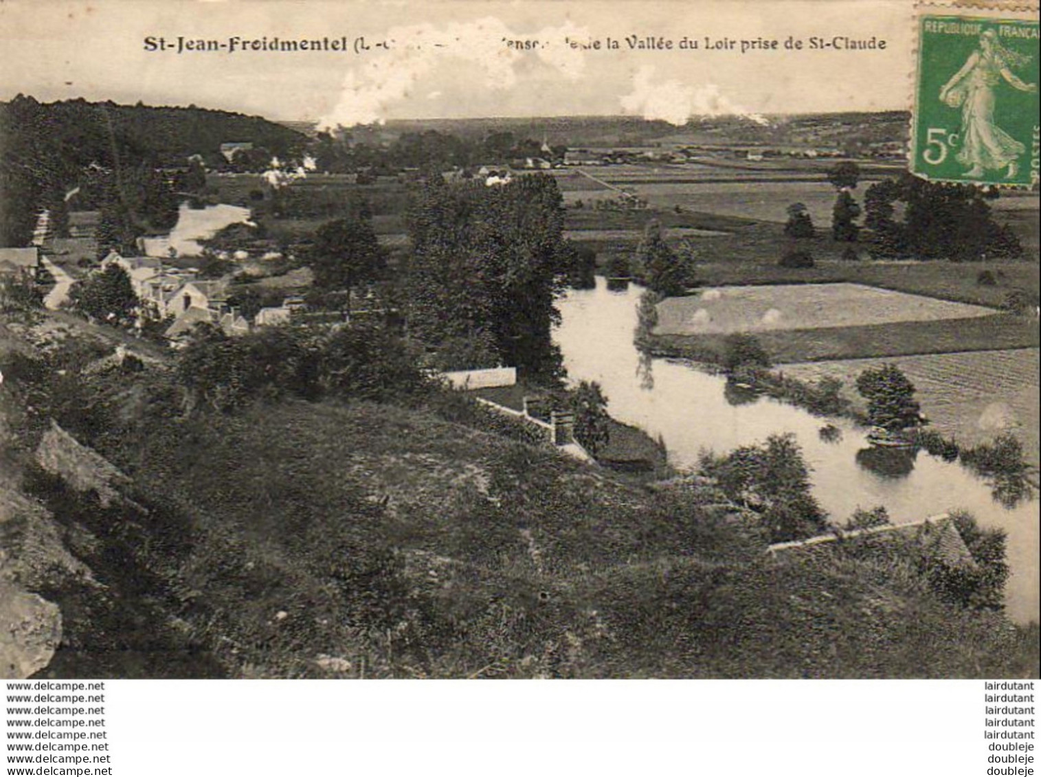 D41  SAINT JEAN FROIDMENTEL  La Vallée Du Loir Prise De St Claude   ..... - Autres & Non Classés